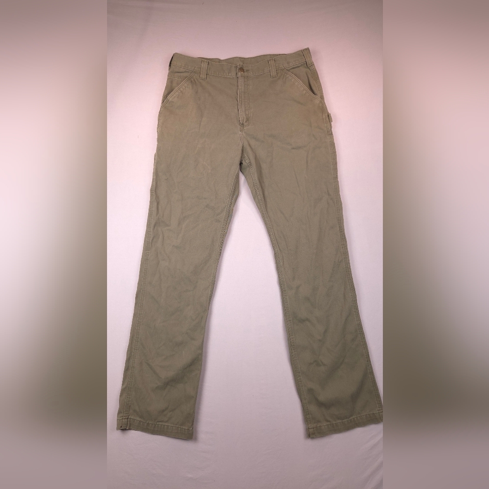 Carhartt Relaxed Fit Cargo Utility Work‎ Pants Green #14806 38x36
